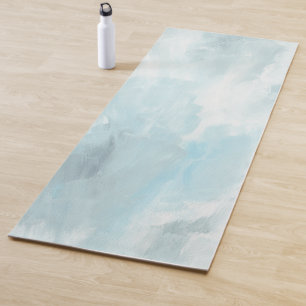 Blauwe Venetiaanse Abstracte Waterverf Yogamat