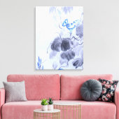 Blauwe ventilator canvas afdruk (Insitu (Woonkamer))