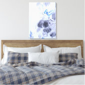 Blauwe ventilator canvas afdruk (Insitu (Slaapkamer))