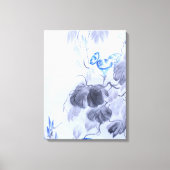 Blauwe ventilator canvas afdruk (Voorkant)