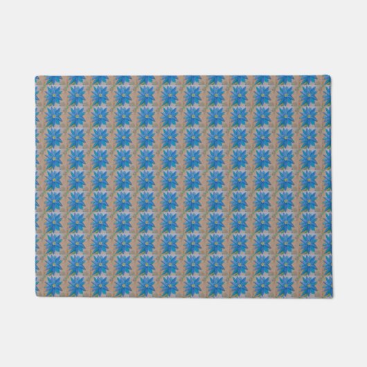 Blauwe ventilator deurmat (Voorkant)