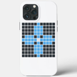 Blauwe ventilator (Emoji Art) iPhone 13 Pro Max Hoesje
