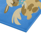 Blauwe ventilator en Pony van de Cartoon Snijplank (Hoek)