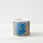 Blauwe ventilator espresso kop (Voorkant)