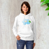 Blauwe ventilator hoodie