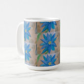 Blauwe ventilator koffiemok (Voorkant links)