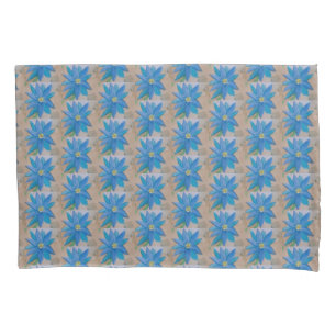 Blauwe ventilator kussensloop