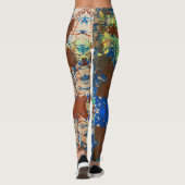 Blauwe ventilator leggings (Achterkant)