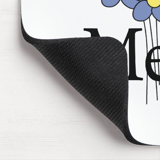  blauwe ventilator meMa T-shirt Muismat (Hoek)