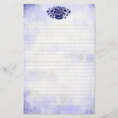 Blauwe ventilator met Canvas langoeroe Briefpapier (Voorkant)