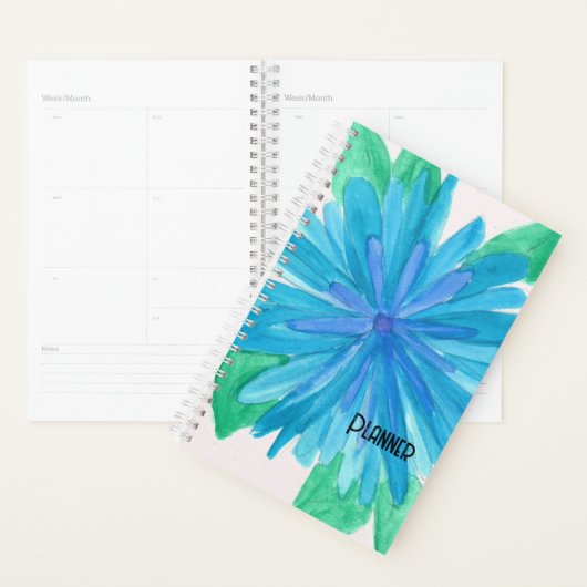 Blauwe ventilator planner (Display)
