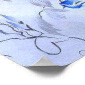 Blauwe ventilator poster (Hoek)