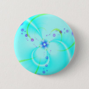 blauwe ventilator ronde button 5,7 cm