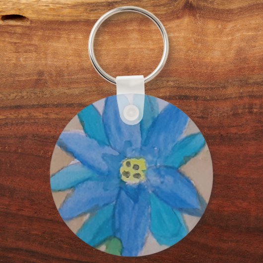 Blauwe ventilator sleutelhanger (Achterkant)