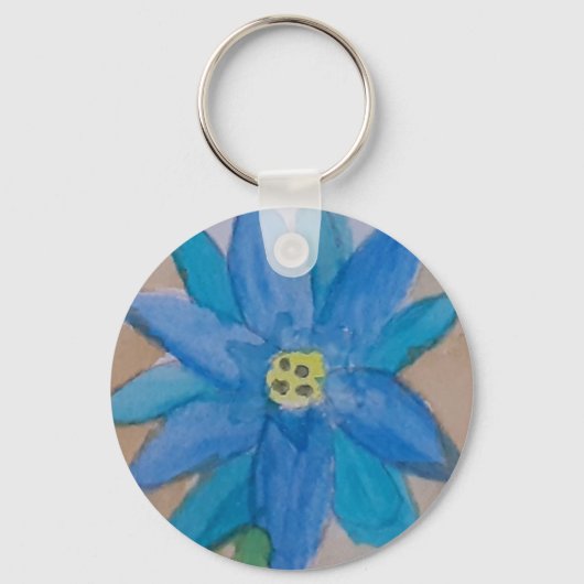 Blauwe ventilator sleutelhanger (Achterkant)