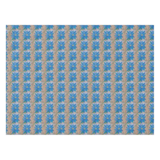 Blauwe ventilator tafelkleed (Voorkant (Horizontaal))