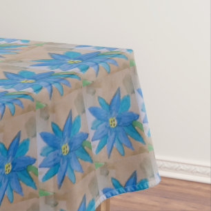 Blauwe ventilator tafelkleed