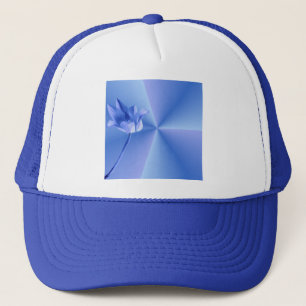 Blauwe ventilator trucker pet