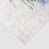 Blauwe ventilator  vlinder gekleurd ontkoppeld tissuepapier (Detail)