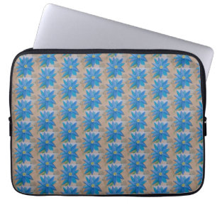 Blauwe ventilatorlaptophoes laptop sleeve