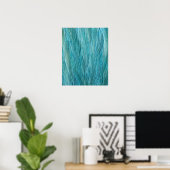 Blauwe veren poster (Thuiskantoor)