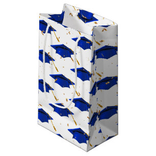 Blauwe verloopdop met Confetti Klein Cadeauzakje