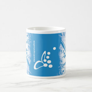 blauwe versheid in een mok! koffiemok