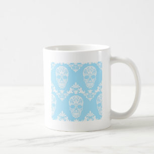 blauwe Victoriaans schedels Koffiemok