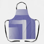 Blauwe violet 2022 schort (Voorkant)