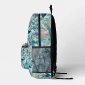 Blauwe Vis Monogram Rugzak (Rechts)