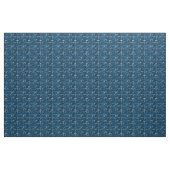 Blauwe vis stof (Yard (91,4 cm))