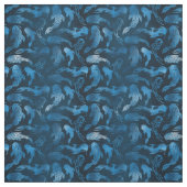 Blauwe vis stof (Swatch)