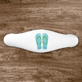 Blauwe vis zomerstrand Teenslippers deurknop Keramische Ladegreep