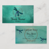 Blauwe Visitekaartjes (Voorkant / Achterkant)