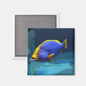 Blauwe vismagneet magneet (Voorkant / Achterkant)