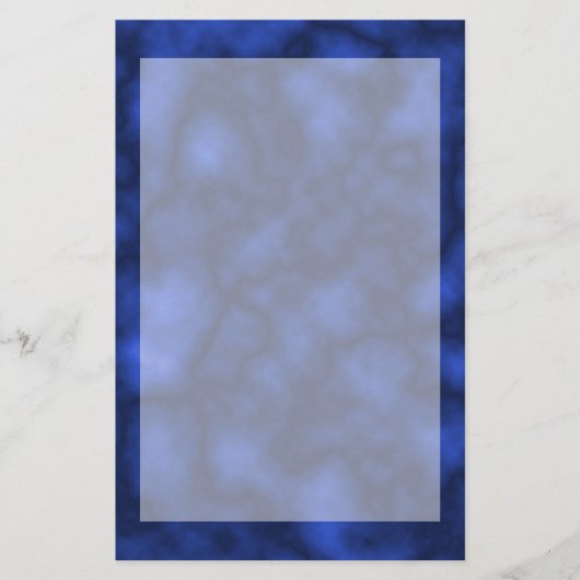 Blauwe vlam briefpapier (Voorkant)