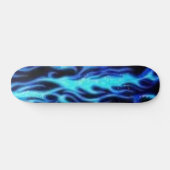 blauwe vlam skateboard (Horizontaal)