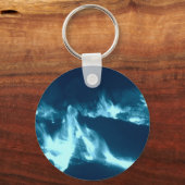 Blauwe vlam sleutelhanger (Voorkant)