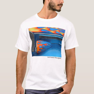 Blauwe vlam t-shirt