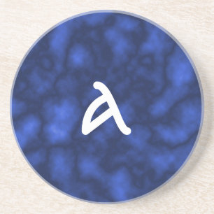 Blauwe vlam zandsteen onderzetter