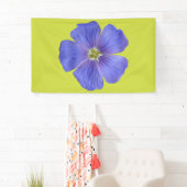 Blauwe vlas #1 spandoek (Insitu)