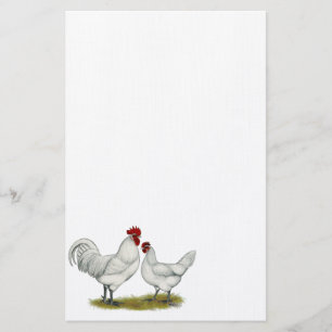 Blauwe vleeskuikens briefpapier