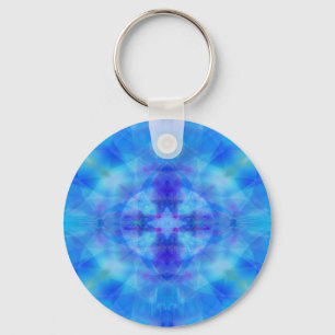 Blauwe vleugels sleutelhanger