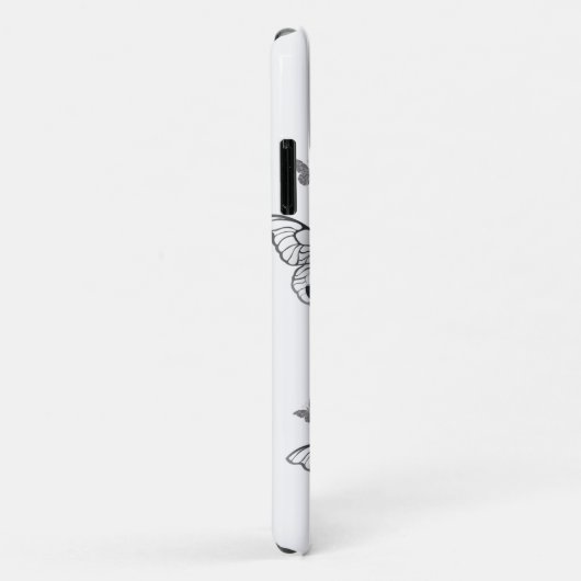 Blauwe Vliegende Vlinders Morpho Case-Mate iPhone Case (Achterkant/rechts)