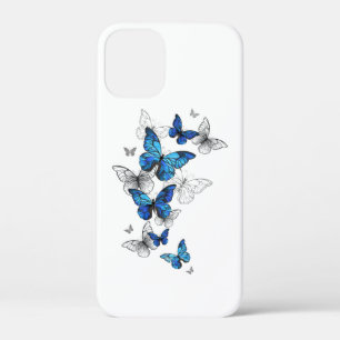 Blauwe Vliegende Vlinders Morpho iPhone 12 Mini Hoesje