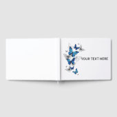 Blauwe Vliegende Vlinders Morpho Gastenboek (Volledig)