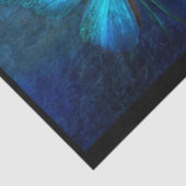 Blauwe vlinder 4-deklappapier tissuepapier (Detail)