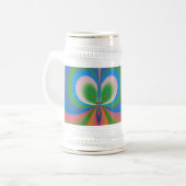 Blauwe Vlinder Bierpul (Voorkant links)