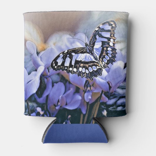 Blauwe vlinder blikjeskoeler (Voorkant)