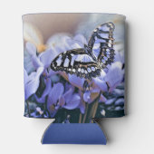 Blauwe vlinder blikjeskoeler (Achterkant)